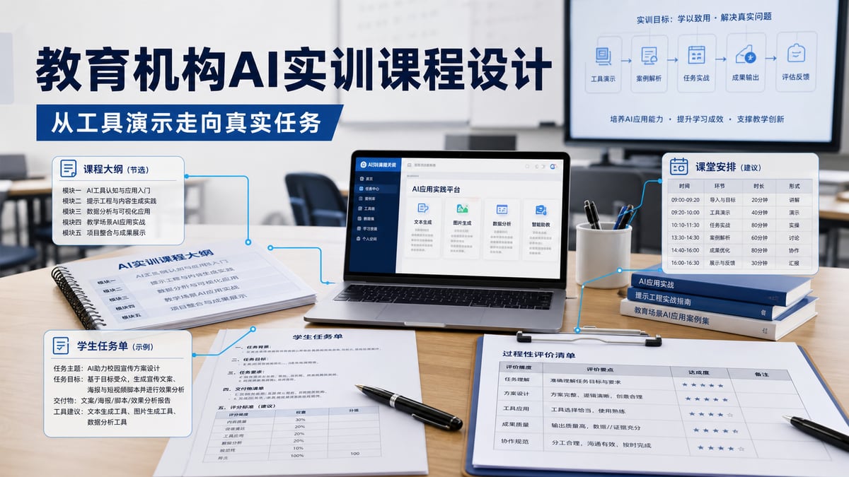 教育机构AI实训课程的设计与验收方法